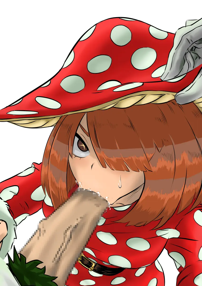 Image 1girls,brown_eyes,clothed,clothing,female,human,light_skin,1boy,male,oral,penis,big_penis,fellatio,huge_cock,veiny_penis,my_hero_academia,brown_hair,medium_hair,blowjob,amano44,boku_no_hero_academia,izuku_midoriya,female_human,superheroine,long_penis,penis_in_mouth,huge_penis,penis_out,superhero_costume,pubic_tuft,hero_outfit_(mha),mushroom_hat,green_pubic_hair,komori_kinoko