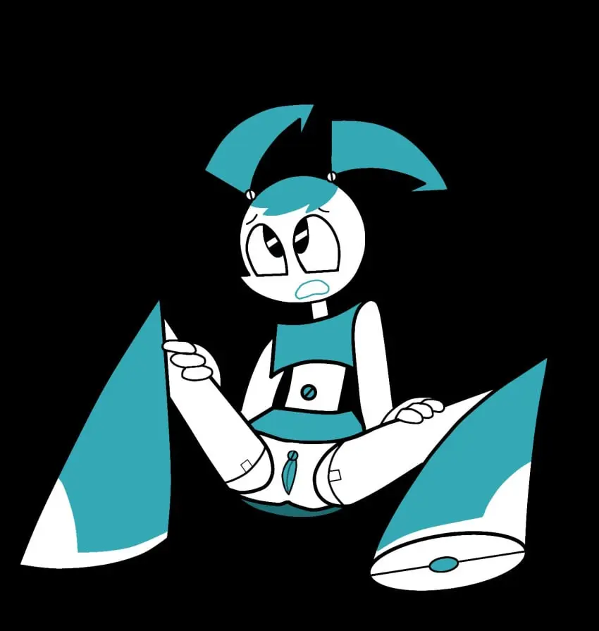 Image 1girls,blush,female,female_only,solo,pussy,humanoid,2d,exposed,robot,robot_girl,robot_humanoid,legs_spread,nickelodeon,parody,jenny_wakeman,my_life_as_a_teenage_robot,spanky15