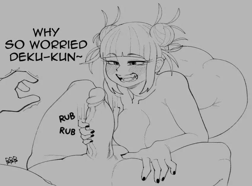 Image 1girls,blush,female,1boy,male,nude,penis,ass,big_ass,big_butt,big_penis,huge_cock,veiny_penis,completely_nude,naked,my_hero_academia,double_bun,boku_no_hero_academia,deku,izuku_midoriya,monochrome,handjob,large_penis,butt,blush_lines,long_penis,laying_on_back,fat_cock,messy_hair,huge_penis,villain,hero,himiko_toga,villain_on_hero,taigerarts,midoriya_izuku,toga_himiko,big_vein