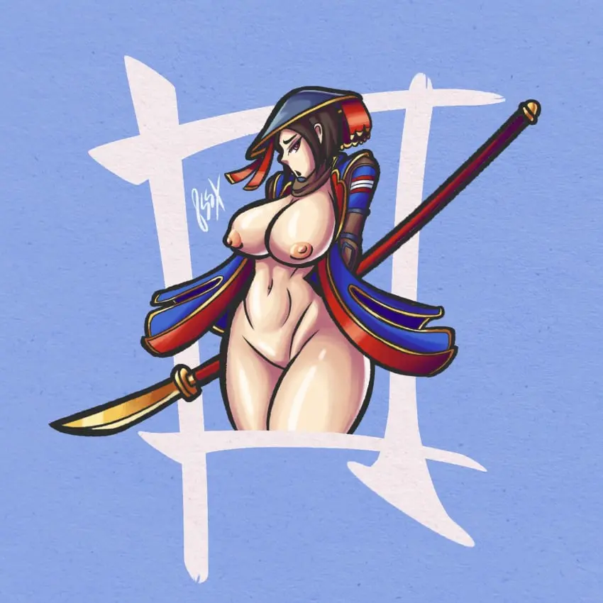 Image 1girls,big_breasts,breasts,female,tagme,weapon,for_honor,nobushi