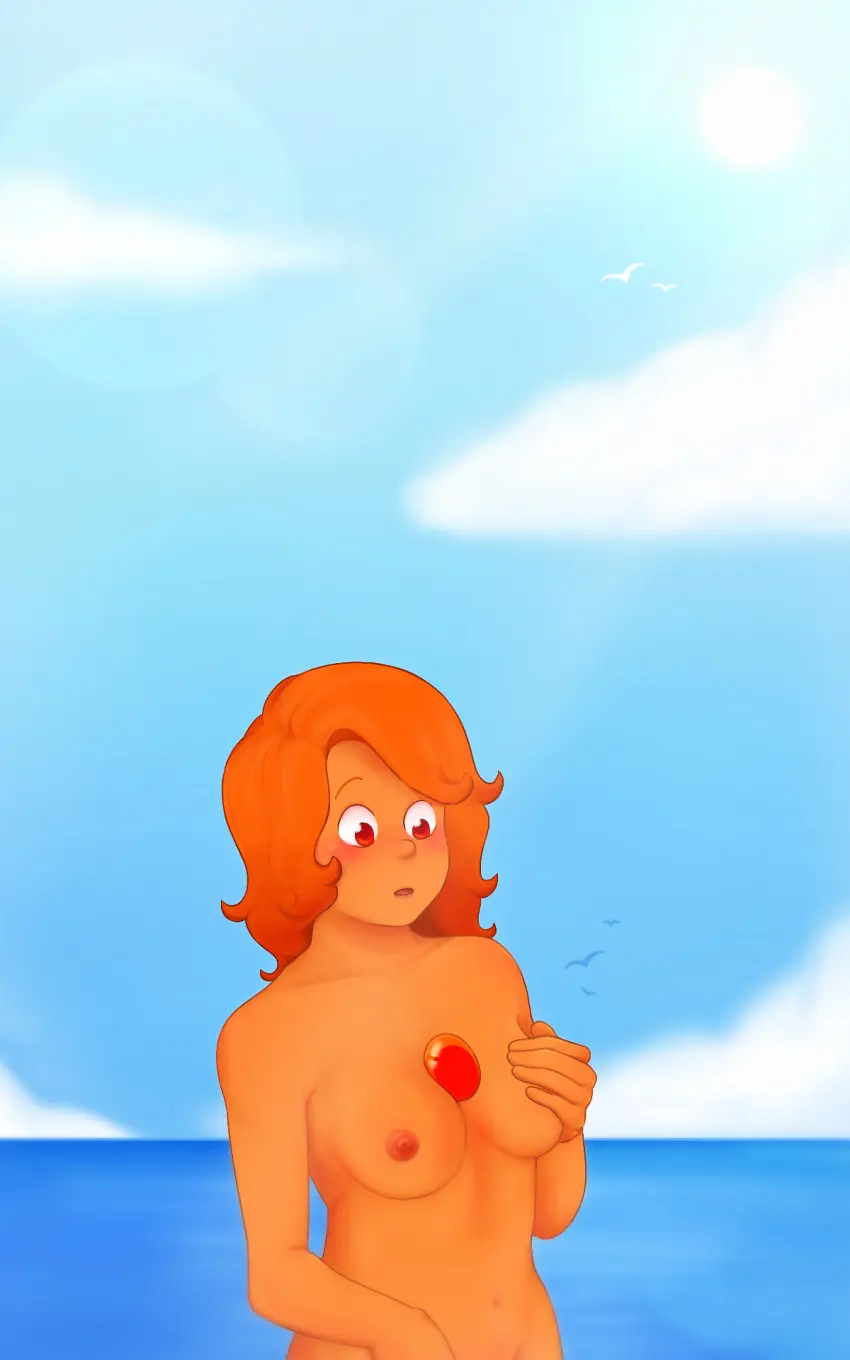 Image 1girls,blush,breasts,breasts_out,exposed_breasts,female,female_only,nipples,no_bra,open_mouth,red_eyes,solo,standing,navel,nude,colored,female_focus,uncensored,humanoid,beach,hairless_pussy,ocean,shaved_pussy,color,digital_drawing_(artwork),digital_media_(artwork),gem,orange_hair,solo_focus,wavy_hair,nude_female,medium_breasts,naked,original,original_character,medium_hair,uncensored_breasts,topless,no_panties,breast_grab,surprised,orange_body,oc,dark_nipples,topless_female,erect_nipples,orange_skin,blue_sky,alien,alien_girl,cartoon_network,exhibitionism,beach_background,gem_(species),gemsona,steven_universe,red_nipples,touching_breast,soft_shading,touching_self,exposed_nipples,exploration,hotfiresu,exploring_body,fire_opal,innocent_expression