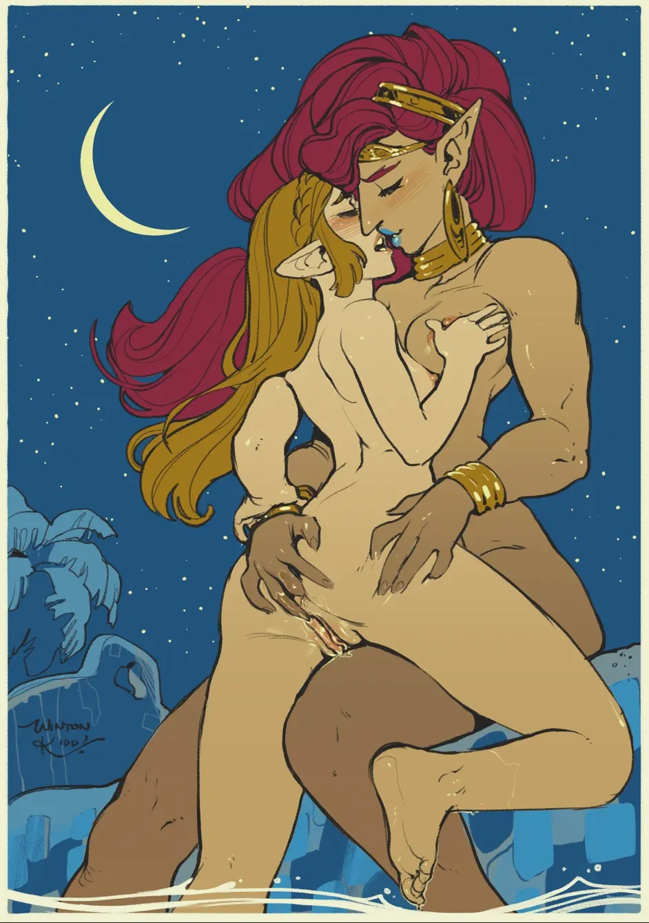Image blush,female,female_only,2girls,multiple_girls,nude,pussy,red_hair,duo,muscular,red_hair_female,anal,anal_sex,size_difference,nude_female,blonde_hair,pussy_juice,moon,night,grabbing_another's_breast,yuri,fingering,blonde_hair_female,blonde_female,female/female,breath_of_the_wild,princess_zelda,the_legend_of_zelda,zelda_(breath_of_the_wild),blush_lines,muscular_female,female_on_female,girl_on_girl,girls_only,lesbian,larger_female,fingering_partner,blushing,anal_fingering,night_sky,smaller_female,imminent_sex,hand_on_breast,gerudo,blonde,fingering_ass,grabbing_breast,urbosa,duo_female,fingering_anus,wintonkidd