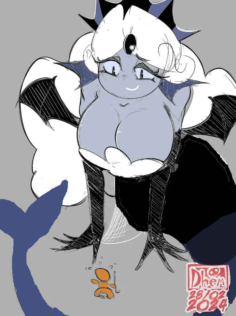 Image big_breasts,breasts,female,boobs,color,solo_female,tagme,artist_request,edited,dressed,cookie_run,cookie_run_kingdom,source_request,color_edit,black_pearl_cookie,darkplot,dhemuth,kingdom_edit