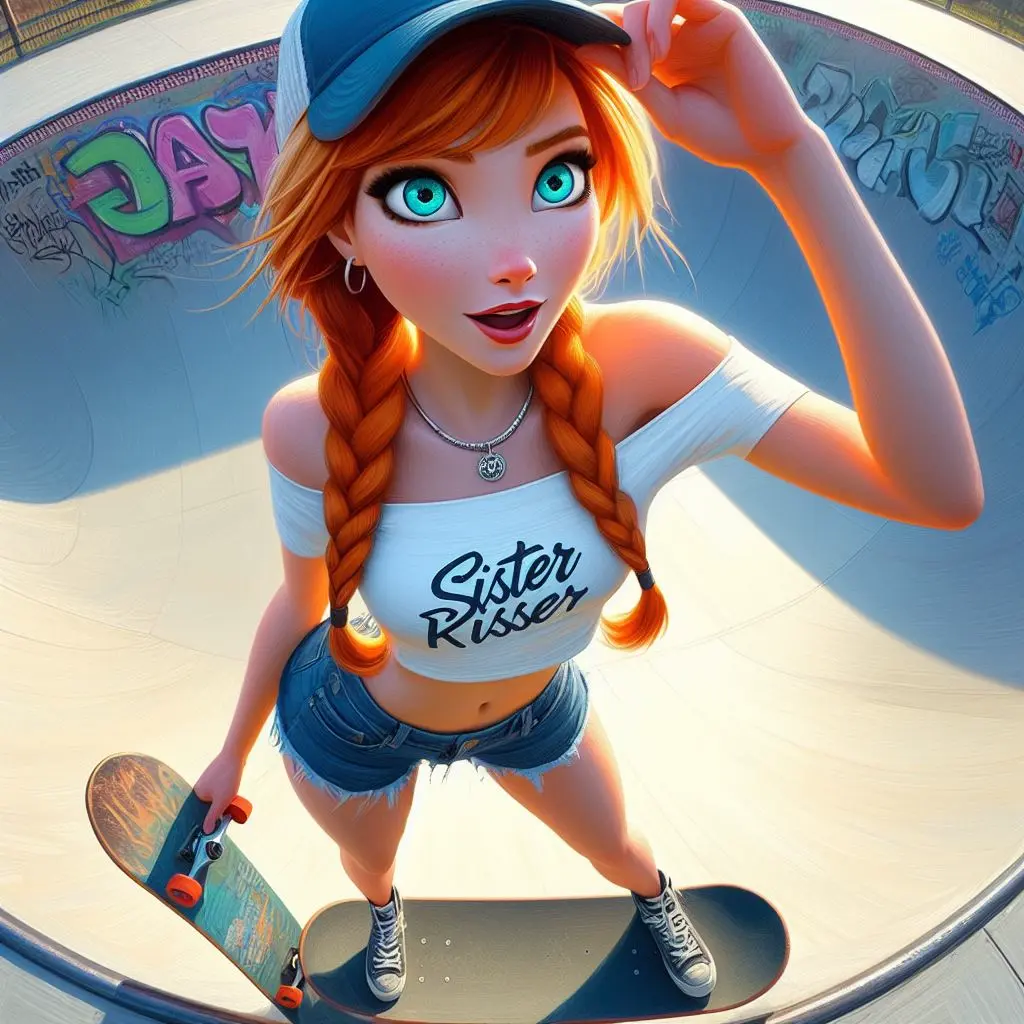 Image disney,ai_generated,incest,disney_princess,frozen_(film),anna_(frozen)