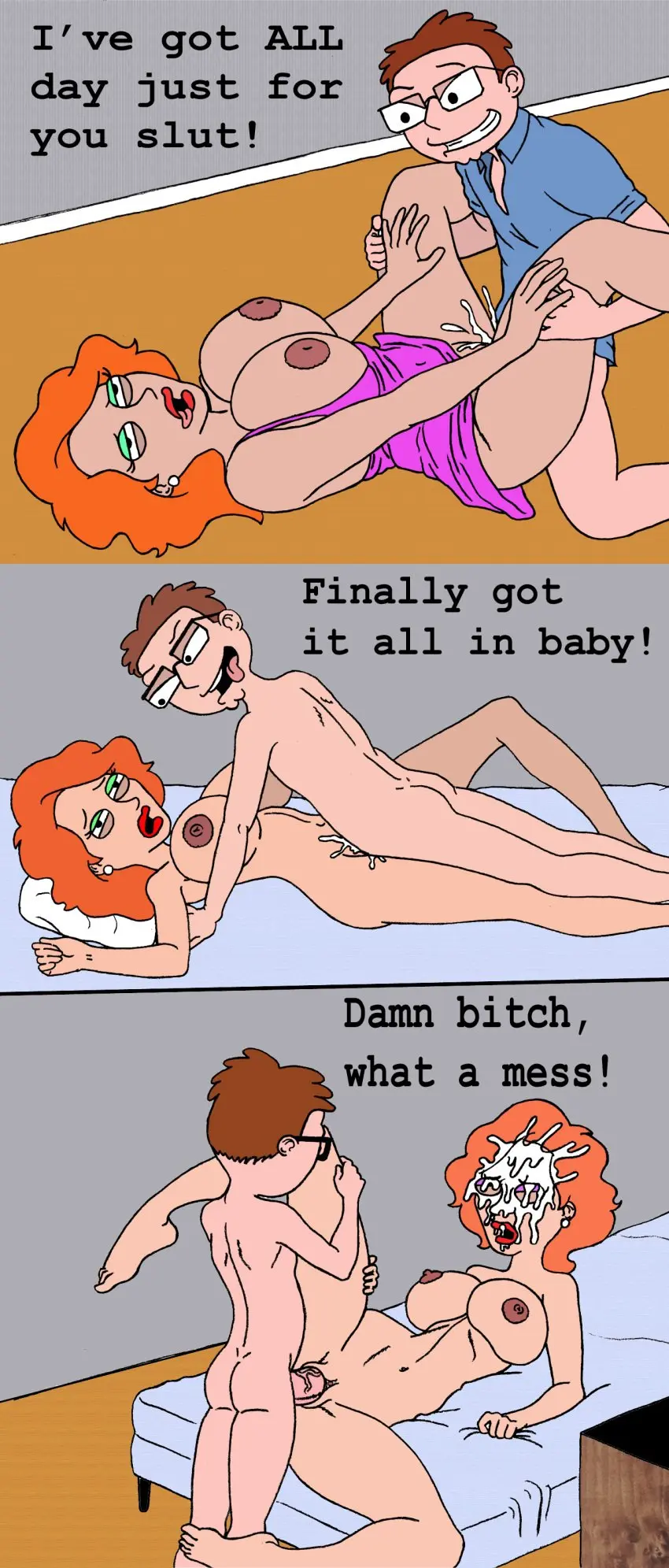 Image breasts,female,large_breasts,cum,cum_on_face,penis,barefoot,feet,rough_sex,huge_cock,cum_in_pussy,cum_inside,soles,large_penis,rape,huge_penis,american_dad,unwanted_cumshot,sbb,steve_smith,jenna_(american_dad)