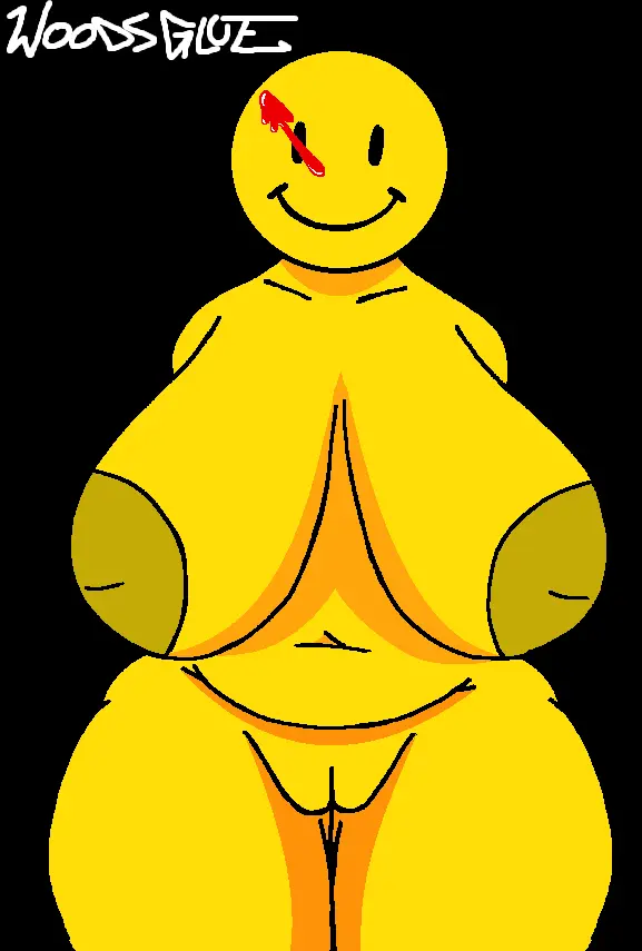 Image 1girls,big_breasts,breasts,female,pussy,thick_thighs,ass_visible_through_thighs,huge_breasts,inverted_nipples,slightly_chubby,yellow_body,saggy_breasts,huge_areolae,watchmen,woodsglue