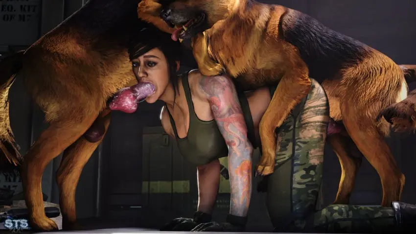 Image big_breasts,breasts,clothing,female,hi_res,human,pants,cum,group_sex,male,oral,penis,sex,fellatio,doggy_style,tattoo,from_behind_position,male/female,absurd_res,penetration,genital_fluids,bodily_fluids,canid,canine,canis,domestic_dog,genitals,mammal,interspecies,female_penetrated,male_penetrating,oral_penetration,spitroast,penile,animal_genitalia,animal_penis,canine_genitalia,canine_penis,knot,feral,group,trio,human_on_feral,zoophilia,torn_clothing,bottomwear,pattern_clothing,herding_dog,pastoral_dog,german_shepherd,camo,camo_bottomwear,camo_clothing,camo_pants,camo_print,pattern_bottomwear,pattern_pants,call_of_duty,mara_(cod),snippstheslammer