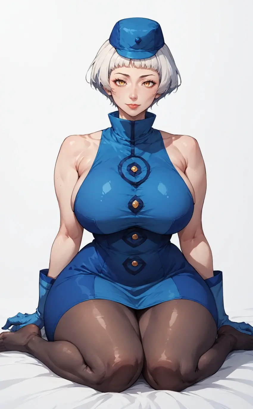 Image breasts,female,large_breasts,yellow_eyes,thick_thighs,wide_hips,patreon,ai_generated,persona,pantyhose,elizabeth_(persona),persona_3,xheceox