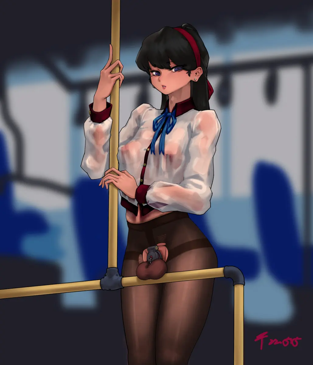 Image breasts,clothed,clothing,human,light_skin,long_hair,mostly_clothed,nipples,no_bra,solo,standing,black_hair,blue_eyes,penis,tail,small_breasts,1futa,futanari,intersex,light-skinned_futa,areolae,balls,futa_only,small_penis,public,chastity_cage,dark_penis,translucent,translucent_clothing,chastity,chastity_device,flat_chastity_cage,exhibitionism,ztyoho,better_version_at_source,pixiv_sample,cock_cage,hormone_breasts,caged_cock,penis_cage