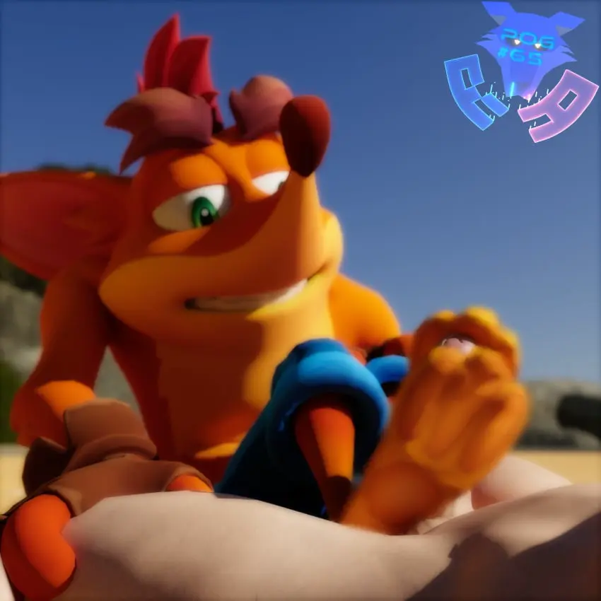 Image hi_res,male,sex,feet,male_only,digital_media_(artwork),foot_fetish,gay,3d_(artwork),activision,footjob,foot_focus,foot_play,blender_(software),blender_cycles,crash_(series),crash_bandicoot,rookieanimator210