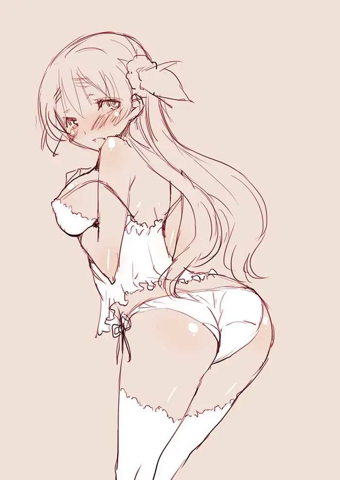 Image lingerie,tagme,mahou_shoujo_madoka_magica,momoe_nagisa,shinama