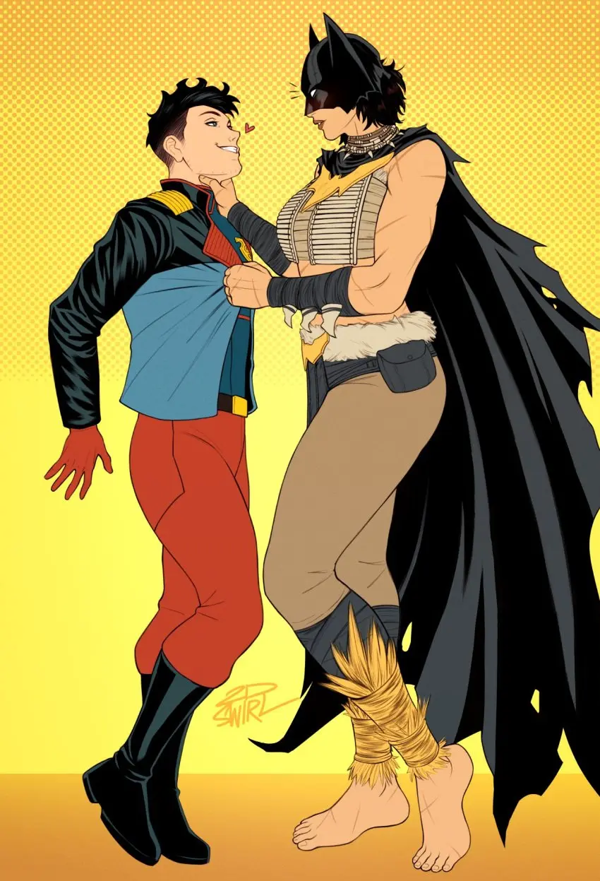 Image 1girls,clothed,female,light-skinned_female,light_skin,1boy,black_hair,male,barefoot,clothed_female,size_difference,dc,dc_comics,asian,asian_female,height_difference,amazon,amazonian,tribal,imminent_sex,batgirl,cavewoman,2dnsfw,cassandra_cain,prehistoric,batgirl_(cassandra_cain),superboy,conner_kent,kon-el,superboy_(conner_kent),batgirl_(batman:_fighting_the_frozen),batman:_fighting_the_frozen,black_bat,mcfarlane_toys,primal,primitive