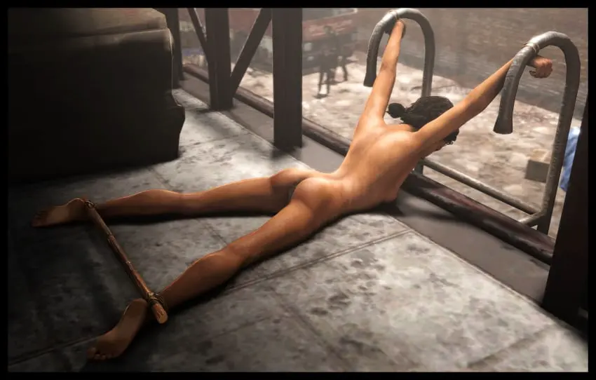 Image cum,short_hair,ass,thighs,cum_inside,brown_hair,3d,bondage,tied_up,dubious_consent,sfm,bound,source_filmmaker,wrists_restrained,the_walking_dead,the_walking_dead_game,used,clementine_(the_walking_dead),ankles_bound,lenaid,used_as_an_object