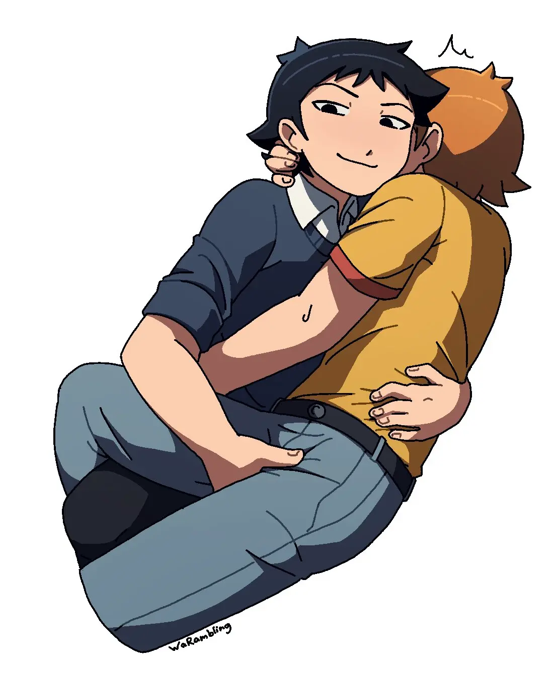 Image clothed,white_background,male,sweat,2boys,male/male,male_only,artist_name,tagme,gay,trembling,smug,groping,clothed_male,embrace,scott_pilgrim,scott_pilgrim_takes_off,wallace_wells,no_homo,scott_w_pilgrim,strawbeneva,warambling