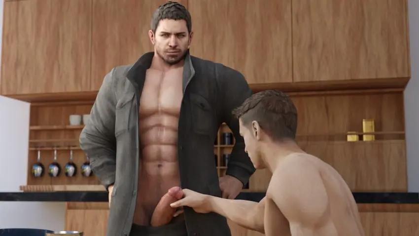 Image clothing,hi_res,highres,male,nude,penis,big_penis,erection,muscular,muscular_male,2boys,male/male,male_only,yaoi,completely_nude,gay,pubic_hair,3d,bara,completely_nude_male,handjob,male_pubic_hair,masturbation,3d_model,beard,capcom,masculine_male,2020,mature_male,resident_evil,chris_redfield,resident_evil_6,ckang2021,piers_nivans