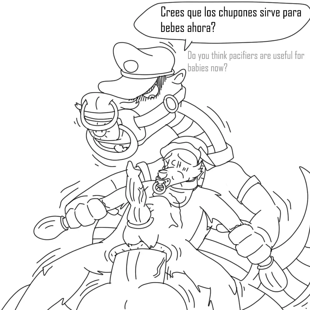Image big_breasts,breasts,clothing,nipples,male,nude,penis,tail,ass,big_butt,hat,sex,duo,humanoid,headwear,male/male,headgear,hair,anthro,mythology,animal_humanoid,penetration,genital_fluids,bodily_fluids,canid,canine,canis,genitals,mammal,wolf,jacket,male_penetrating,bondage,2024,scalie,mythological_creature,topwear,dragon,mythological_scalie,1:1,bound,gag,pacifier,roleplay,leather,leather_clothing,object_in_mouth,infantilism,leather_daddy,ych_(character),ageplay,bune_(kings_of_hell),drilling,hat_feather,kings_of_hell,loose_feather,pacifier_gag,pacifier_in_mouth,xthreedos