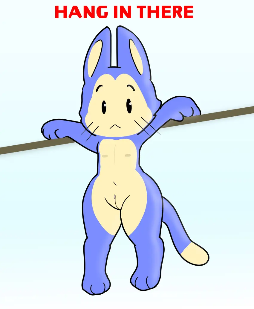 Image breasts,female,hi_res,solo,nude,pussy,small_breasts,wide_hips,anthro,slim,dragon_ball,absurd_res,genitals,mammal,feline,blue_body,felid,rule_63,domestic_cat,felis,genderswap,crossgender,brotha's,hanging_by_arms,puar_(dragon_ball)
