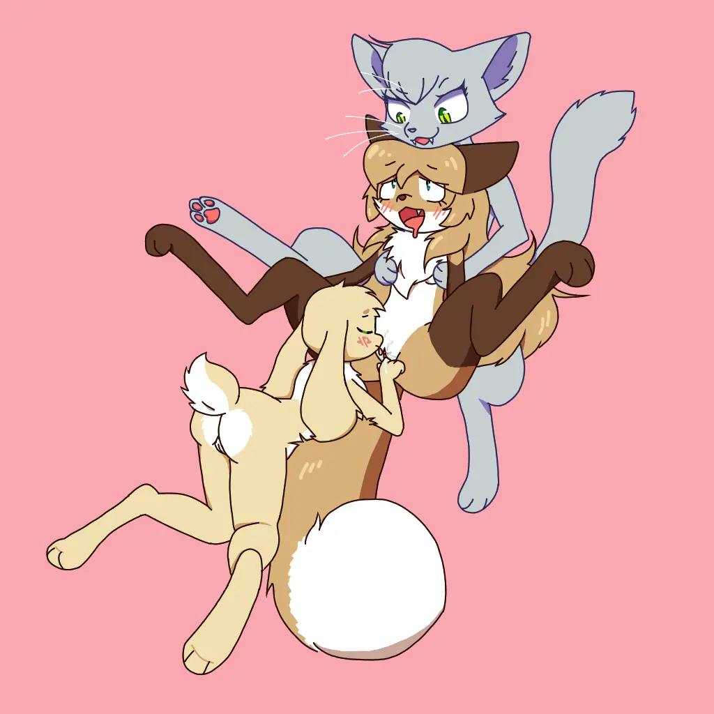 Image female,threesome,furry,tagme,yuri,cunnilingus,furry_only,3girls,averi_(fiddleafox)