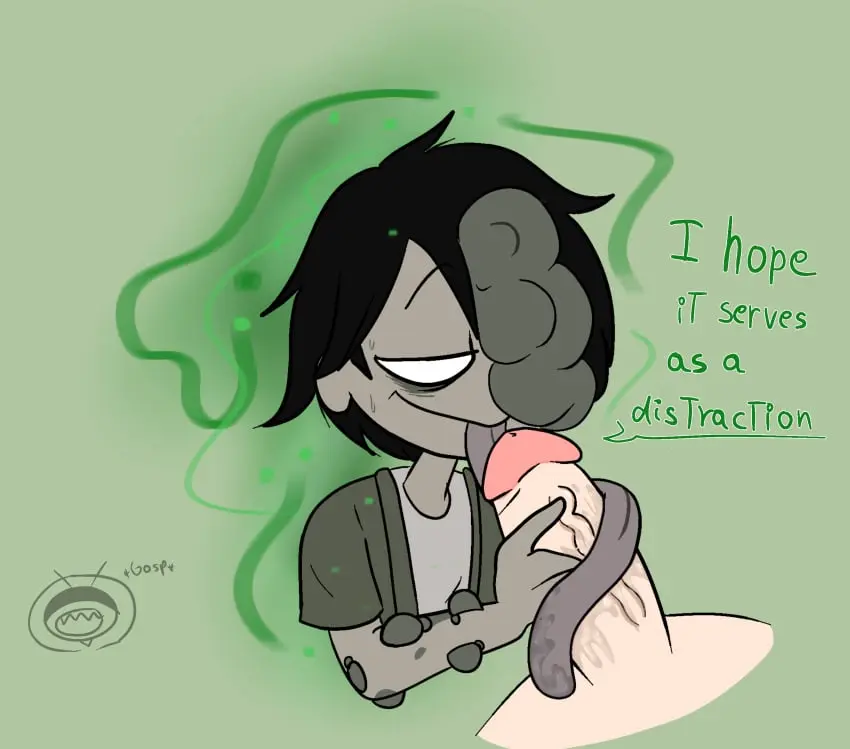 Image simple_background,smile,black_hair,male,penis,sweat,tongue_out,tongue,big_penis,erection,fellatio,huge_cock,veiny_penis,text,monster,gay,saliva,genitals,skinny,english_text,non-human,vein,toony,smoke,zombie,left_4_dead,left_4_dead_2,valve,tongue_around_penis,left_4_dead_(series),big_tongue,ankifun,hunter_(left_4_dead),smoker_(left_4_dead)