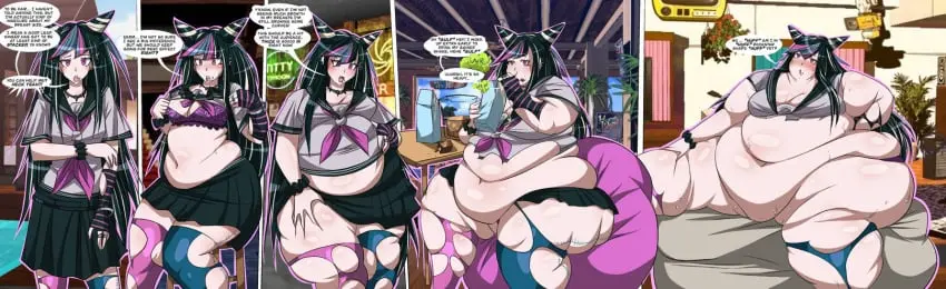 Image breasts,female,text,breasts_bigger_than_head,expansion,danganronpa,ass_expansion,breast_expansion,ass_bigger_than_head,sequence,weight_gain,danganronpa_2:_goodbye_despair,mioda_ibuki,expansion_sequence,assthethick