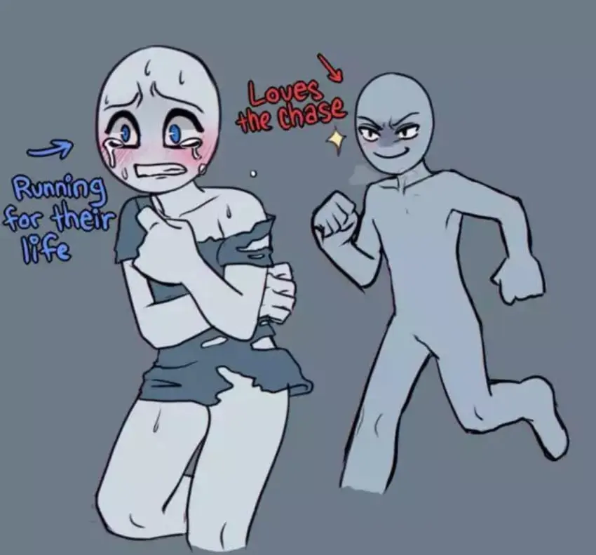 Image blue_eyes,text,tagme,original,scared,crying_with_eyes_open,running,torn_clothing,blushing,anon,imminent_rape,rape_face,fear,running_away,nastylilbirb,ship_dynamics,scared_shitless