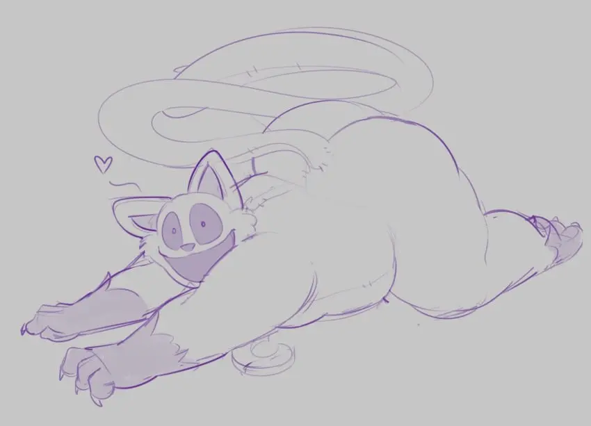 Image solo,male,tail,tail_wagging,ass,big_ass,big_butt,sex,thick_thighs,thighs,humanoid,belly,anthro,tagme,thick_ass,fur,paws,heart,feline,chubby,laying_down,furry_only,anthro_only,no_humans,butt,anthro_on_anthro,thick_body,laying_on_stomach,critters_(poppy_playtime),poppy_playtime,poppy_playtime_(chapter_3),smiling_critters,catnap_(poppy_playtime),sausagesspicy