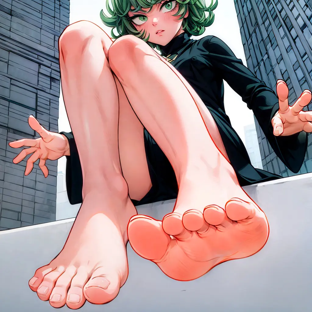 Image 1girls,breasts,female,small_breasts,feet,ai_generated,green_eyes,foot_fetish,stable_diffusion,petite,green_hair,feet_focus,petite_body,petite_female,flat_chest,flat_chested,anime,toes,one-punch_man,tatsumaki,feet_together,foot_focus,anime_style,petite_breasts,smaller_female
