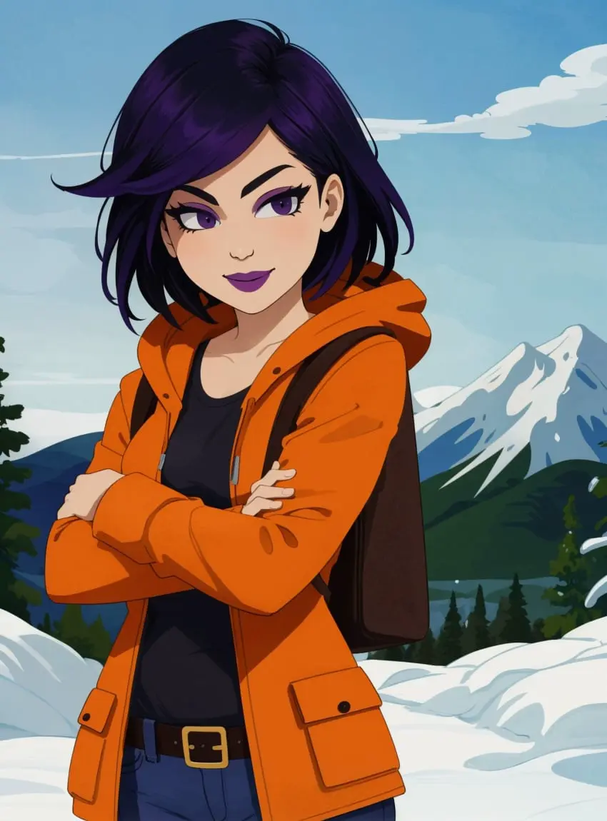 Image female,looking_at_viewer,ai_generated,comedy_central,paramount_pictures,south_park,paramount+,makimass_ai,kenny_mccormick_(panderverse),south_park:_joining_the_panderverse