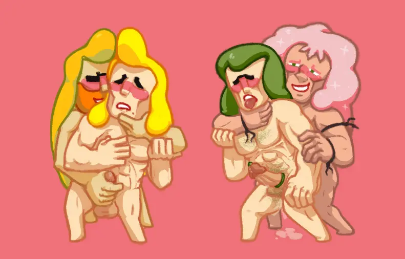 Image long_hair,male,nude,penis,sex,erection,muscular,muscular_male,male_only,nude_male,2d,tagme,completely_nude,gay,completely_nude_male,multiple_boys,erect_penis,toony,4boys,lisa_(series),lisa_the_joyful,lisa_the_painful,ballpyrecs,clint_olympic,hawk_hollywood,peter_smoove,vega_van_dam
