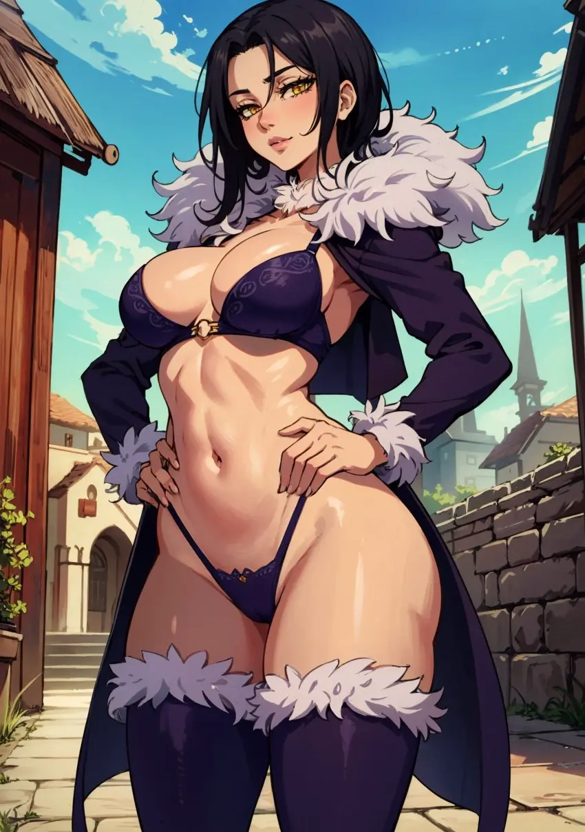 Image female,looking_at_viewer,ai_generated,thong,nanatsu_no_taizai,makimass_ai,merlin_(nanatsu_no_taizai)