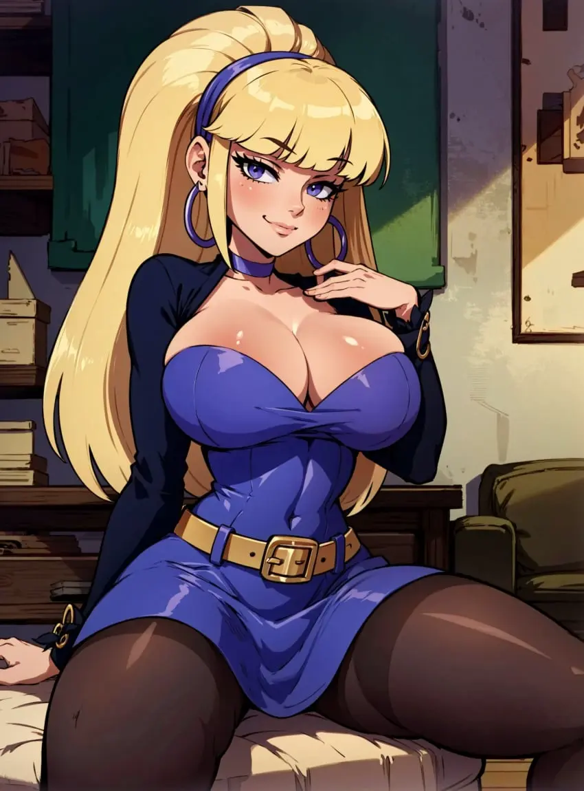 Image female,looking_at_viewer,ai_generated,gravity_falls,pacifica_northwest,makimass_ai