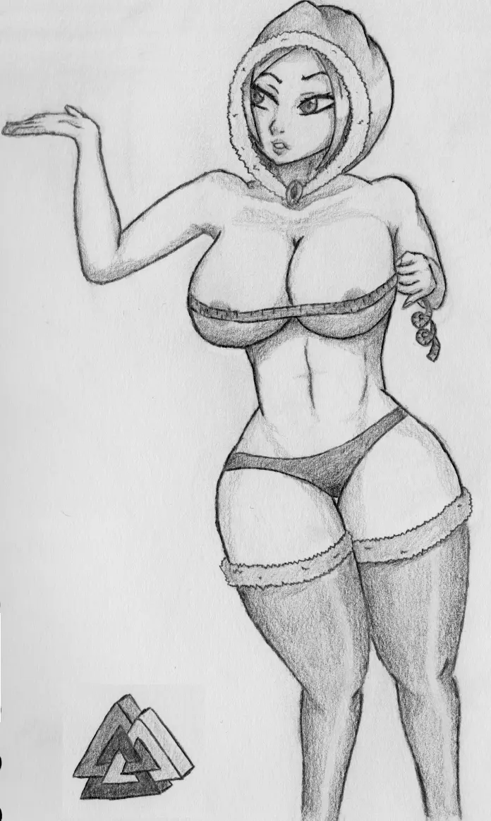 Image big_breasts,breasts,female,thighhighs,thick_thighs,goddess,mythology,smite,stockings,european_mythology,norse_mythology,sketch,hel_(smite),hi-rez_studios,shadowboxer