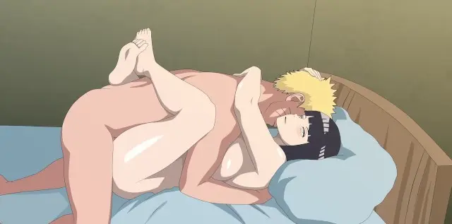Image female,husband_and_wife,missionary_position,romantic,naruto,naruto_(series),naruto_shippuden,hyuuga_hinata,uzumaki_naruto,leg_lock,legs_around_partner