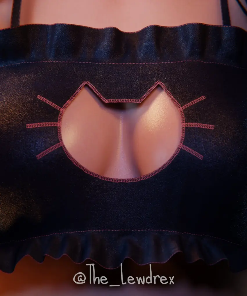 Image 1girls,breasts,female,female_only,hi_res,highres,light-skinned_female,light_skin,shiny_skin,solo,bra,female_focus,cat_girl,watermark,cleavage,shiny,solo_focus,fortnite,medium_breasts,3d,blender,3d_(artwork),breast_focus,fortnite:_battle_royale,epic_games,boob_window,oiled,oil,oiled_skin,oily,cat_costume,lewdrex,rio_(fortnite)