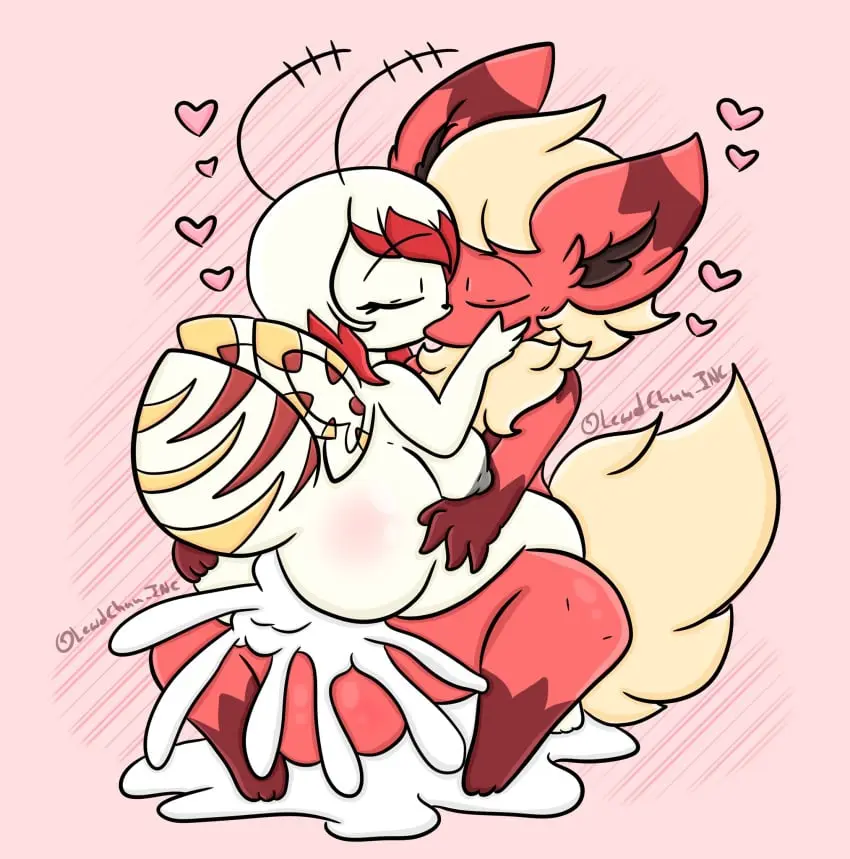 Image breasts,female,hi_res,cum,eeveelution,male,pokemon,pokemon_(species),tail,ass,sex,duo,balls,hair,male/female,wings,anthro,cum_inside,blonde_hair,ejaculation,nintendo,penetration,genital_fluids,bodily_fluids,genitals,arthropod,insects,white_body,kissing,heart_symbol,red_body,love,generation_1_pokemon,antennae_(anatomy),flareon,lewdchuu_(artist)