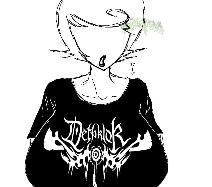 Image big_breasts,breasts,clothed,clothing,female,female_only,solo,clothed_female,solo_female,black_lipstick,!,homestuck,ms_paint_adventures,bruhkitkat,dethklok,metalocalypse,mom_lalonde,unique_style