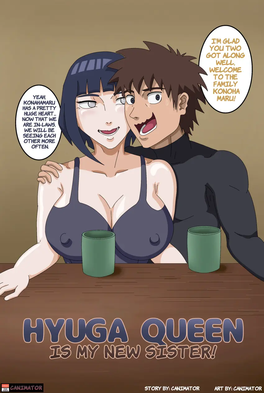 Image 1girls,female,human,1boy,male,text,english_text,naruto,naruto_shippuden,boruto:_naruto_next_generations,hyuuga_hinata,canimator,sarutobi_konohamaru