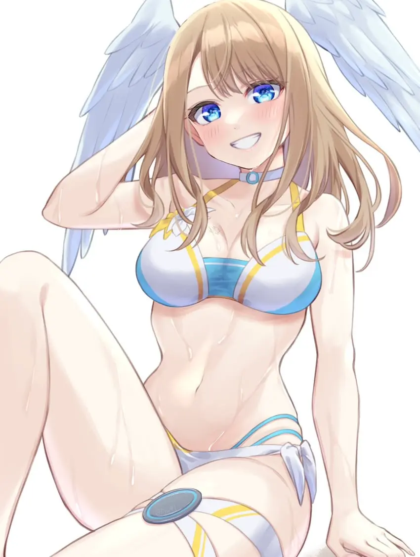 Image breasts,female,female_only,looking_at_viewer,solo,blue_eyes,nintendo,xenoblade_(series),eunie_(xenoblade),xenoblade_chronicles_3,liyu47