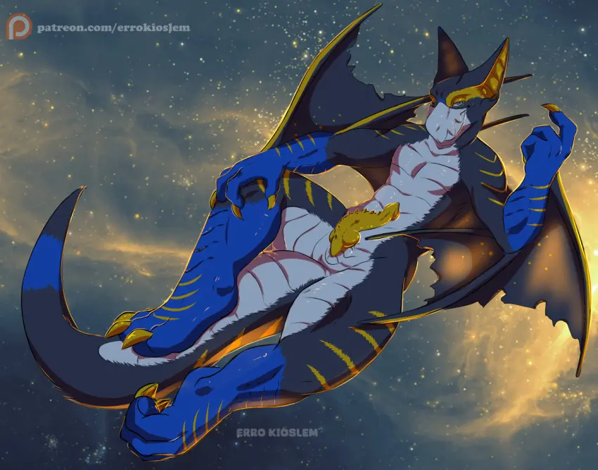 Image male,penis,furry,male_only,wings,genitals,big_ears,beak,capcom,claws_out,monster_hunter,flying_wyvern,nargacuga,errokioslem
