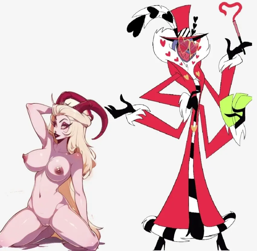 Image milf,tagme,mother,hazbin_hotel,succubus,lilith_morningstar_(hazbin_hotel),valentino_(hazbin_hotel)