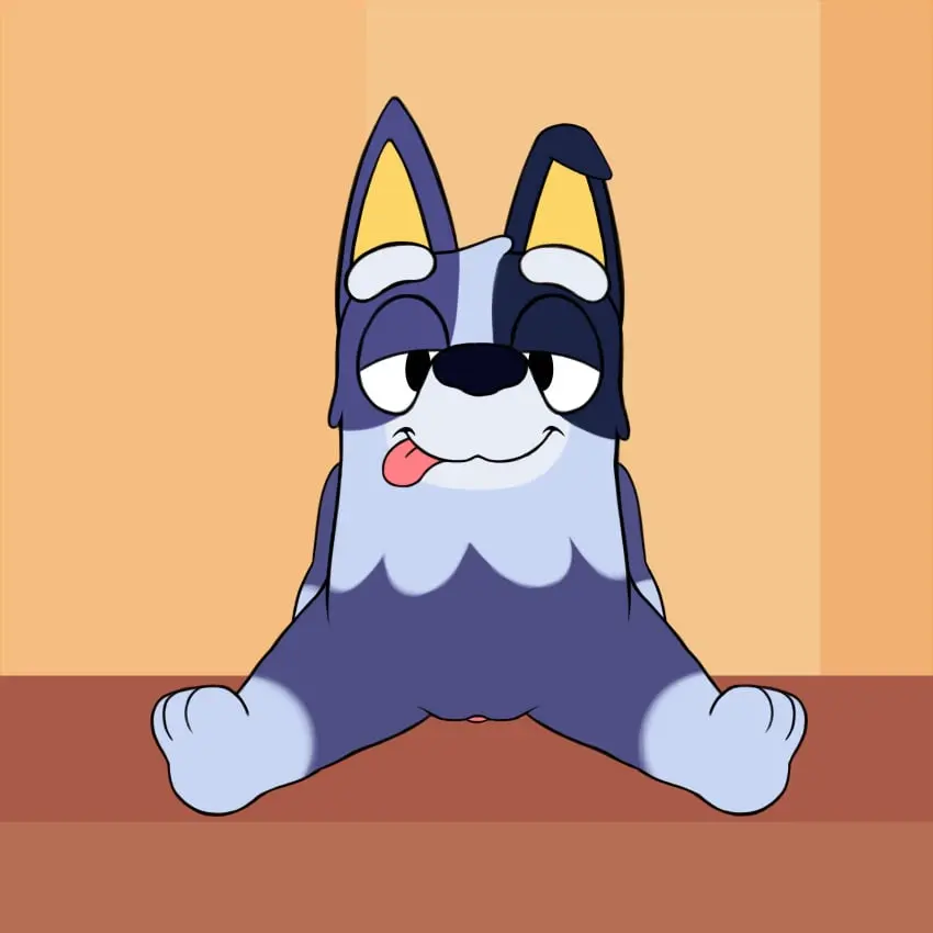 Image female,hi_res,looking_at_viewer,simple_background,solo,nude,pussy,tongue_out,tongue,feet,anthro,purple_fur,clitoris,absurd_res,canid,canine,canis,domestic_dog,fur,genitals,mammal,black_body,purple_body,bluey_(series),black_fur,herding_dog,pastoral_dog,pink_clitoris,australian_cattle_dog,cattledog,kahei_yattsu