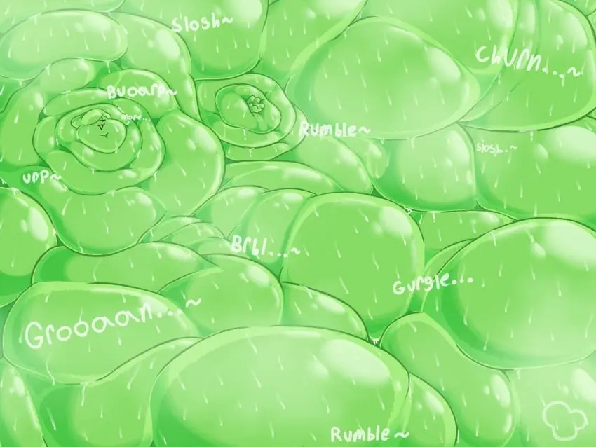 Image female,female_only,sweat,text,tagme,dialogue,sweating,sweaty,sweaty_body,green_body,obese,obese_female,hyper_fat,bigger_than_canvas,mam_(wamnugget),wamnugget