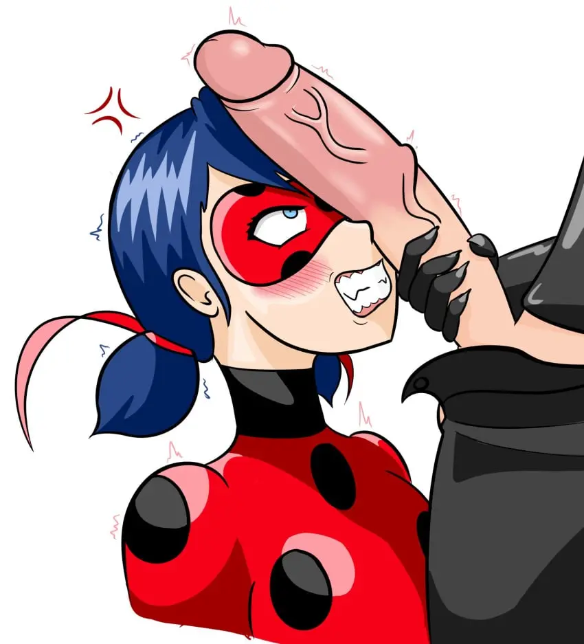Image 1girls,blush,clothed,female,white_background,blue_eyes,blue_hair,male,penis,short_hair,big_penis,partial_male,veiny_penis,angry,anger_vein,superheroine,mask,penis_on_face,penis_out,masked_female,pigtails,gritted_teeth,superhero,masked,adrien_agreste,cat_noir,dladiator,miraculous_ladybug,ladybug_(character),marinette_dupain-cheng,miraculous:_tales_of_ladybug_and_cat_noir,domino_mask