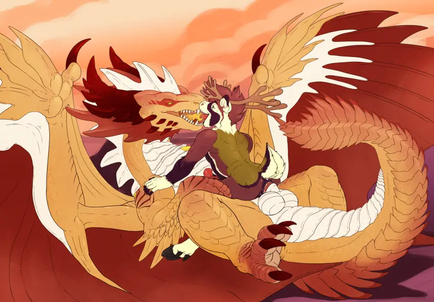 Image male,sex,duo,erection,anal,anal_sex,male/male,balls,size_difference,anthro,mythology,penetration,genitals,mammal,claws,horn,scalie,kissing,deer,animal_genitalia,sheath,mythological_creature,dragon,mythological_scalie,feral,zoophilia,anthro_on_feral,anthro_penetrated,feral_penetrating,feral_penetrating_anthro,nitrods,brown_claws,brown_horn