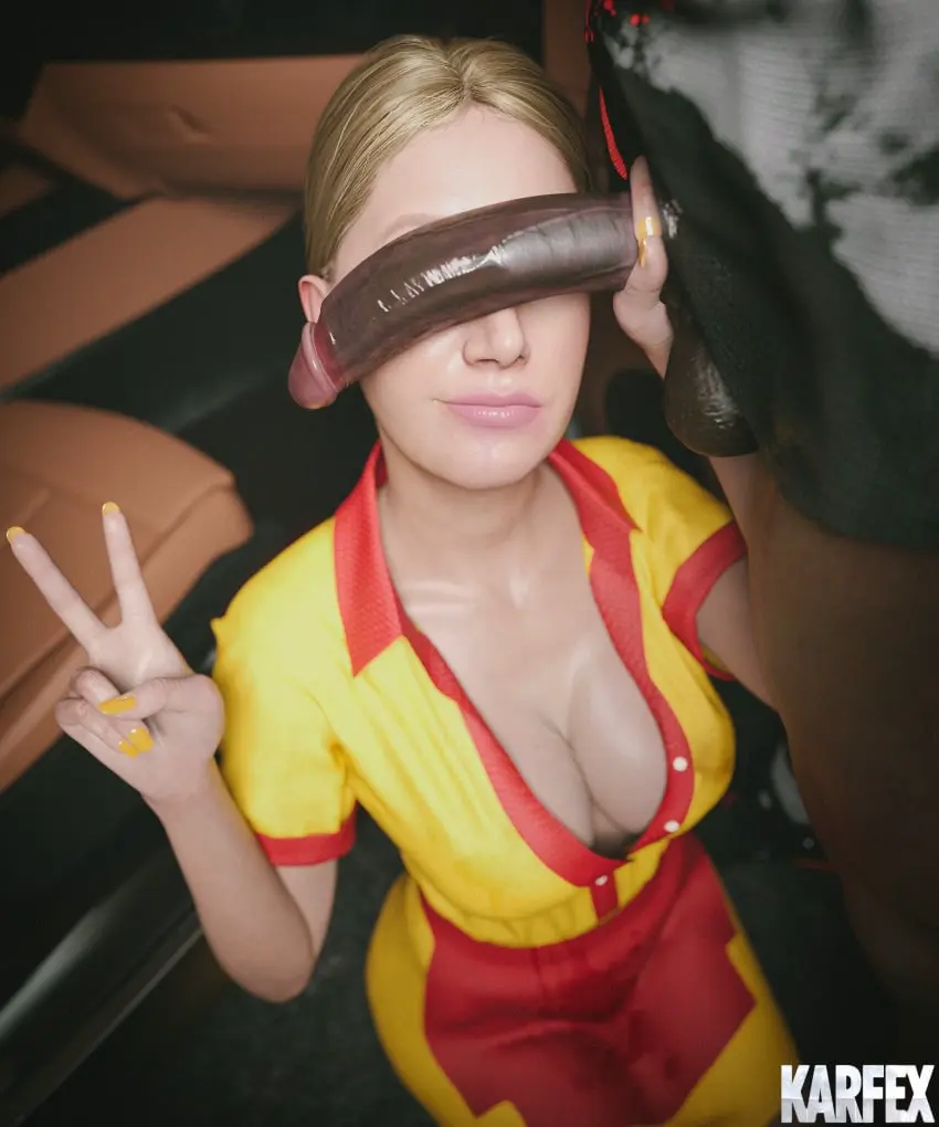 Image 1girls,female,human,1boy,male,penis,dark-skinned_male,dark_skin,interracial,cleavage,blonde_hair,cock,lactation,3d,handjob,waitress,long_fingernails,cock_in_face,dick_on_face,ashley_tisdale,karfex,yellow_nail_polish,waitress_outfit,waitress_uniform