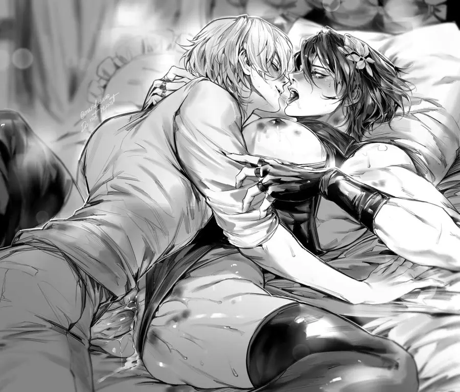 Image male,intersex,muscular,muscular_male,anal,yaoi,gay,gay_sex,cuntboy,honkai:_star_rail,aventurine_(honkai:_star_rail),dr._ratio_(honkai:_star_rail),marida,pussy_ratio
