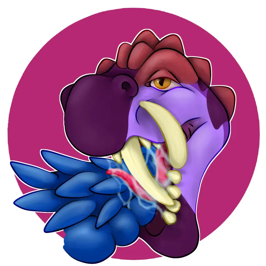 Image female,hi_res,solo,male,oral,penis,duo,patreon,digital_drawing_(artwork),digital_media_(artwork),digital_painting_(artwork),teeth,male/female,anthro,genitals,fangs,reptile,scalie,spikes,patreon_logo,portrait,spikes_(anatomy),crocodilian,spiked_penis,headshot_portrait,kaprosuchus,nehocane