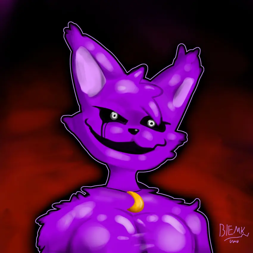 Image solo,sex,smiling,anthro,purple_fur,purple_skin,tagme,feline,furry_only,anthro_only,no_humans,domestic_cat,anthro_on_anthro,critters_(poppy_playtime),poppy_playtime,poppy_playtime_(chapter_3),smiling_critters,cat,catnap,catnap_(poppy_playtime)