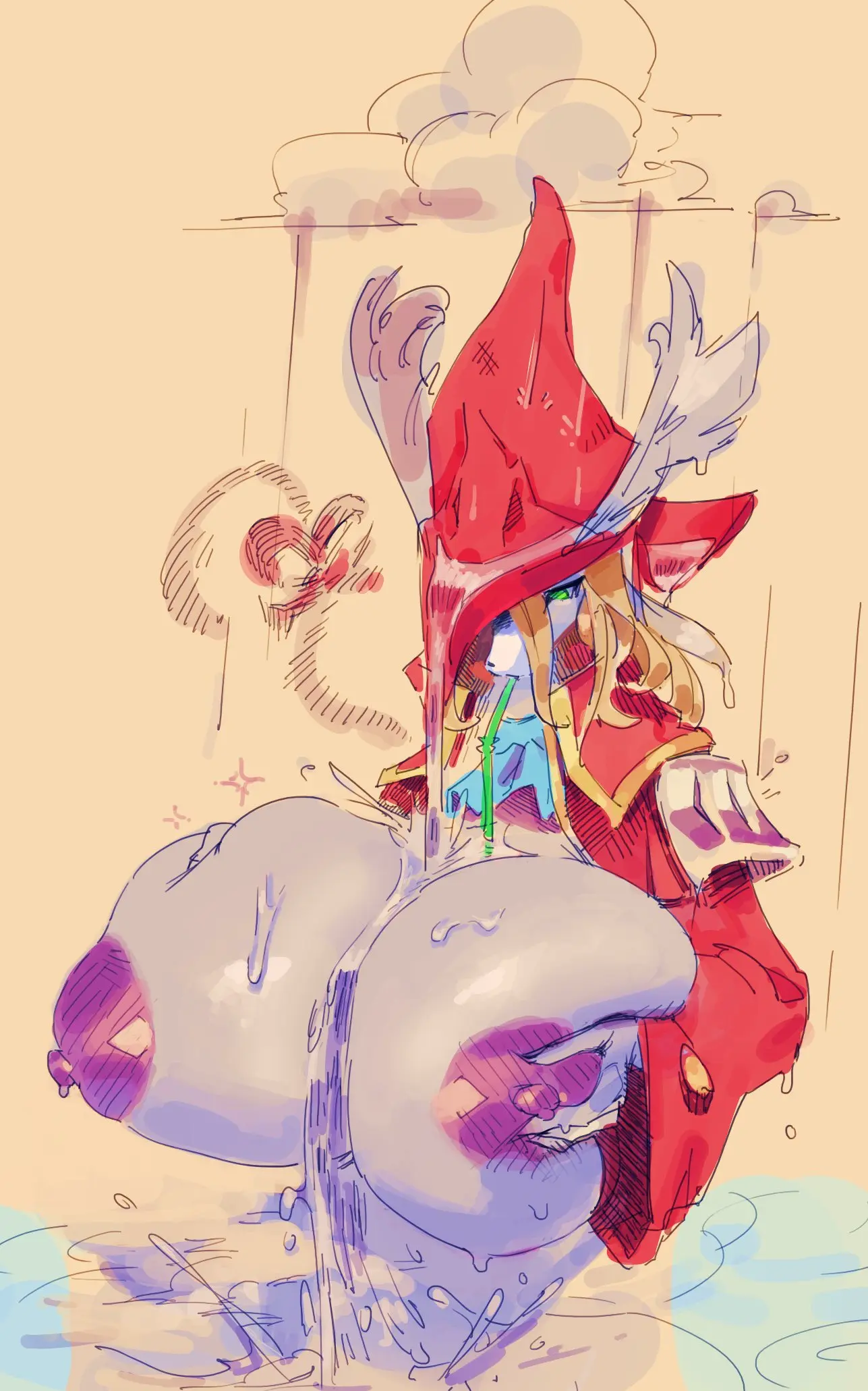Image breasts,female,nipples,tail,ass,hat,uncensored,areolae,water,hair,huge_breasts,anthro,2d,tagme,cloud,wet,antlers,final_fantasy,2d_(artwork),wet_body,2d_artwork,rat,drinking,rain,huge_areolae,freya_crescent,drinking_straw,raining,drinking_water,straw,straw_in_breasts,honhearthy,drinking_straw_in_mouth,raincloud