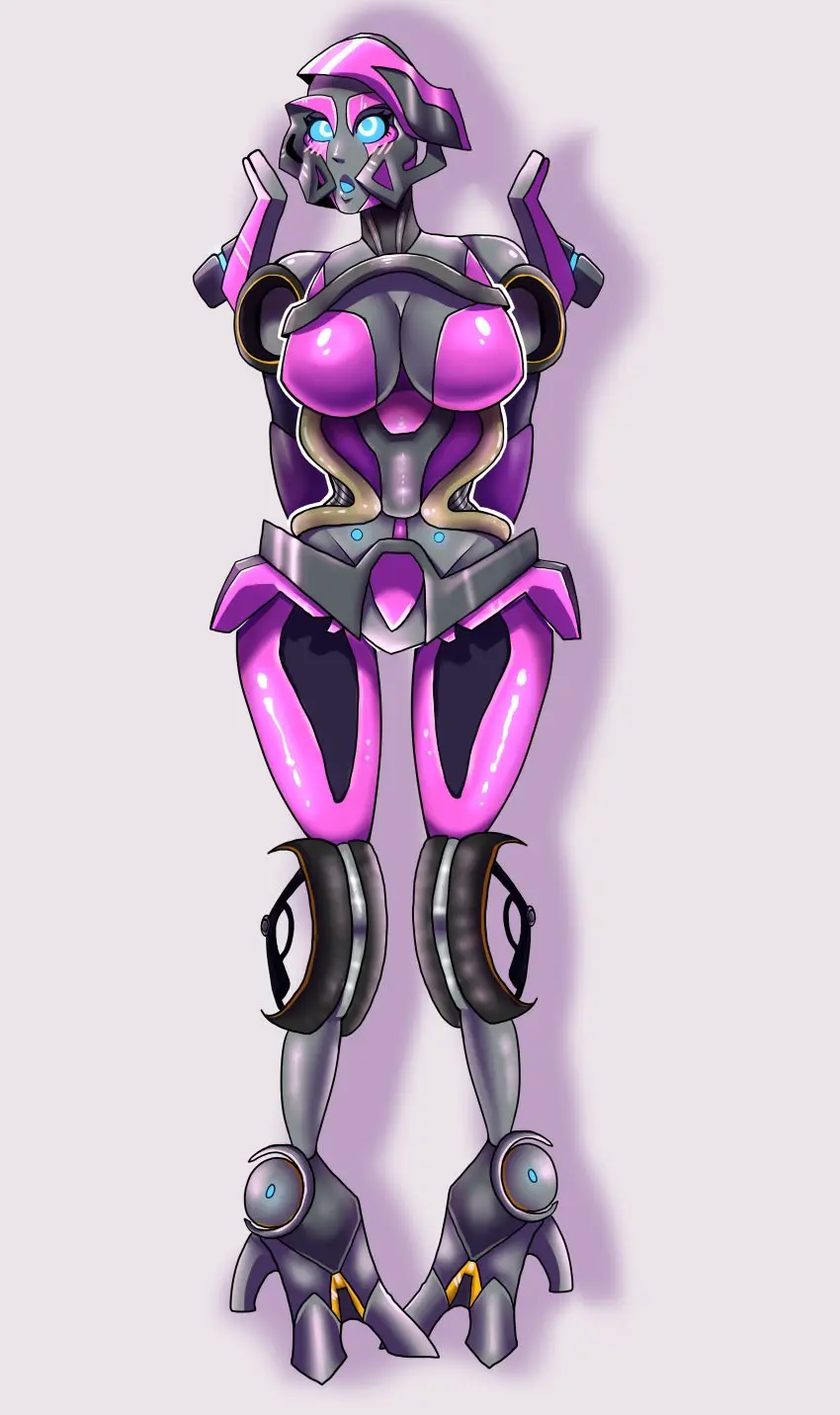Image 1girls,big_breasts,blush,breasts,female,female_only,solo,blue_eyes,eyelashes,solo_female,robot,robot_girl,robot_humanoid,transformers,arcee,transformers_(bayverse),arcee_(bayverse),rainbowpaw2015
